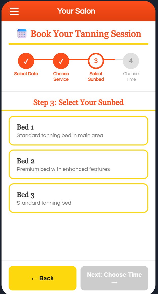 Select a sunbed